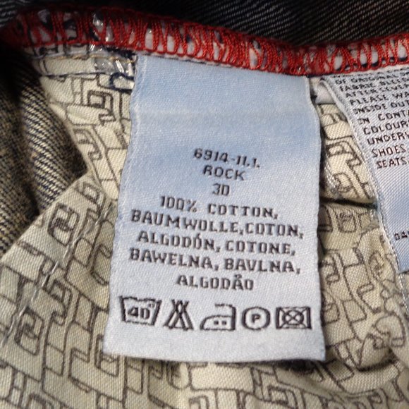 Blend Size 30W 29L REGULAR FIT Blue Cotton New Button Fly Men's Jeans - Picture 10 of 14